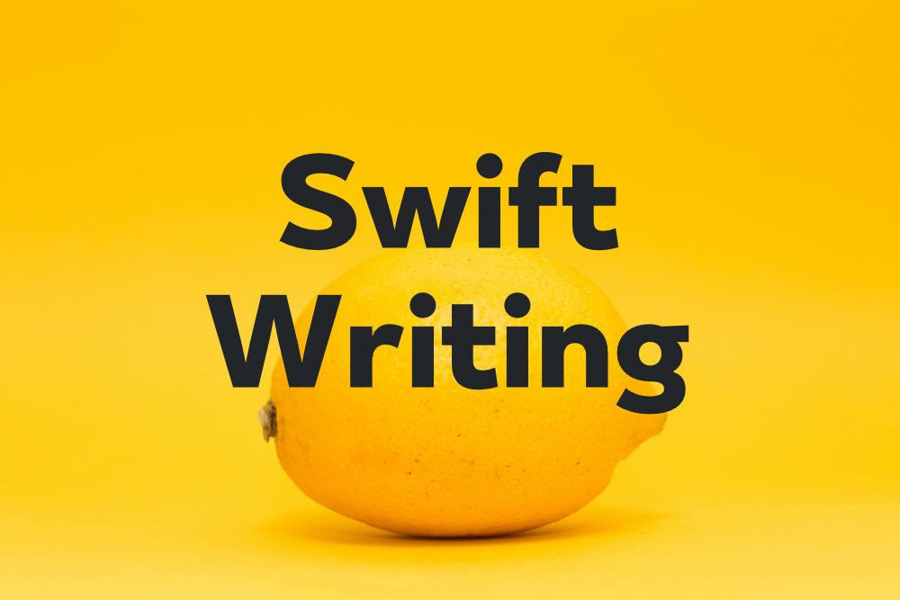 Swift Writing Class